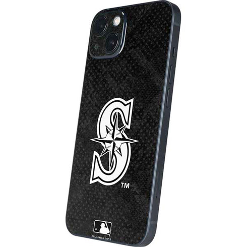 MLB Seattle Mariners Dark Wash iPhone 15 Plus Skin