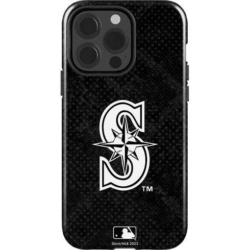 MLB Seattle Mariners Dark Wash iPhone 15 Pro Impact Case