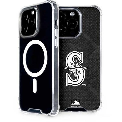 MLB Seattle Mariners Dark Wash iPhone 15 Pro MagSafe Case