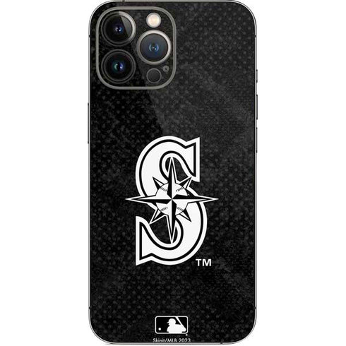 MLB Seattle Mariners Dark Wash iPhone 14 Pro Max Skin