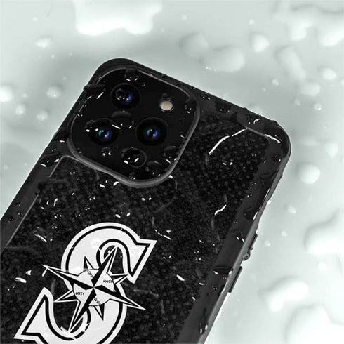 MLB Seattle Mariners Dark Wash iPhone 14 Pro Max Waterproof Case