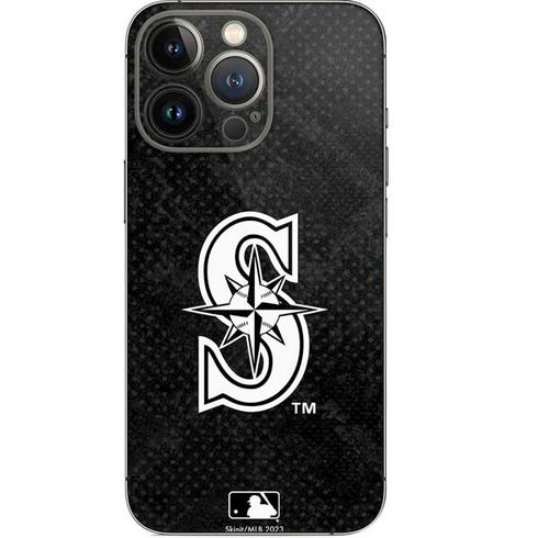 MLB Seattle Mariners Dark Wash iPhone 14 Pro Skin