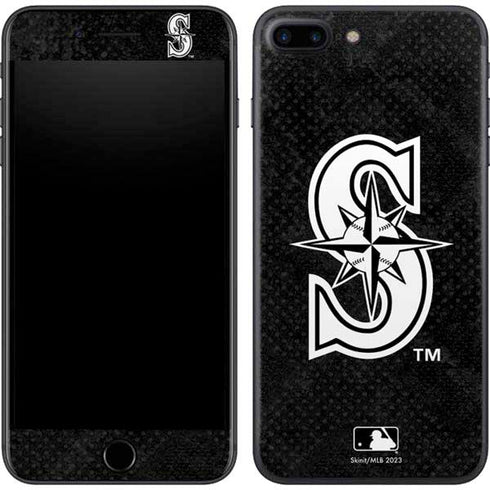 MLB Seattle Mariners Dark Wash iPhone 8 Plus Skin