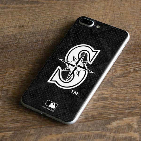 MLB Seattle Mariners Dark Wash iPhone 8 Plus Skin