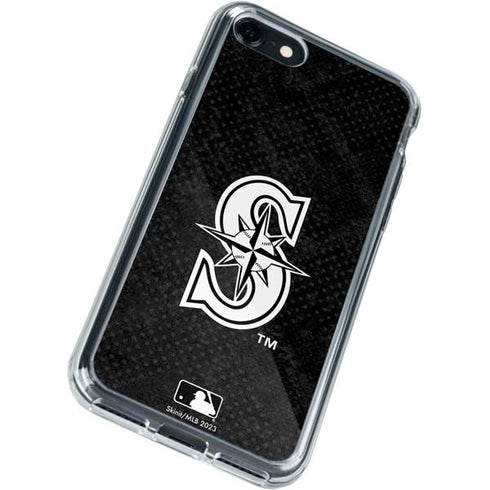 MLB Seattle Mariners Dark Wash iPhone SE (2nd & 3rd Gen) Clear Case