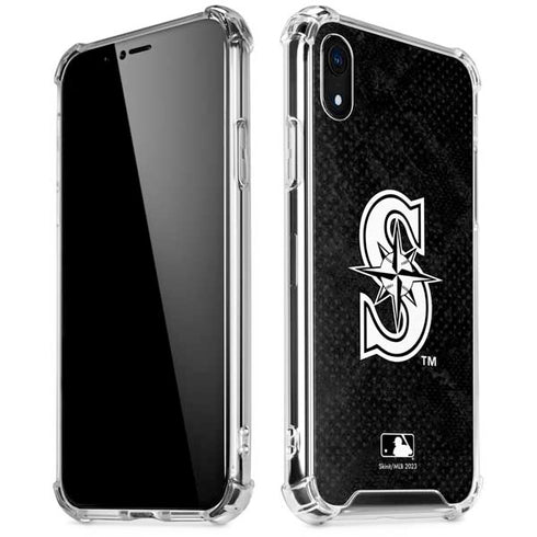 MLB Seattle Mariners Dark Wash iPhone XR Clear Case