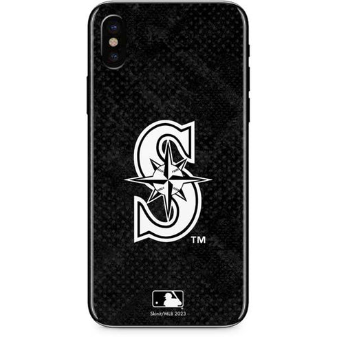 MLB Seattle Mariners Dark Wash iPhone XS Max Skin