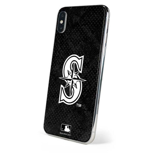 MLB Seattle Mariners Dark Wash iPhone XS Max Skin