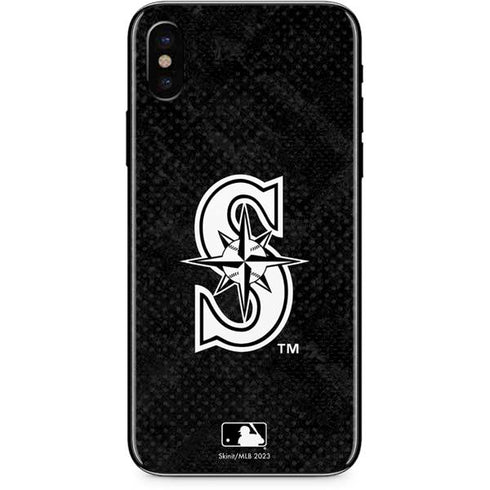 MLB Seattle Mariners Dark Wash iPhone XS Skin