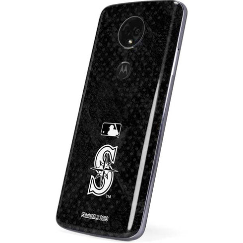 MLB Seattle Mariners Dark Wash Moto E5 Plus Skin