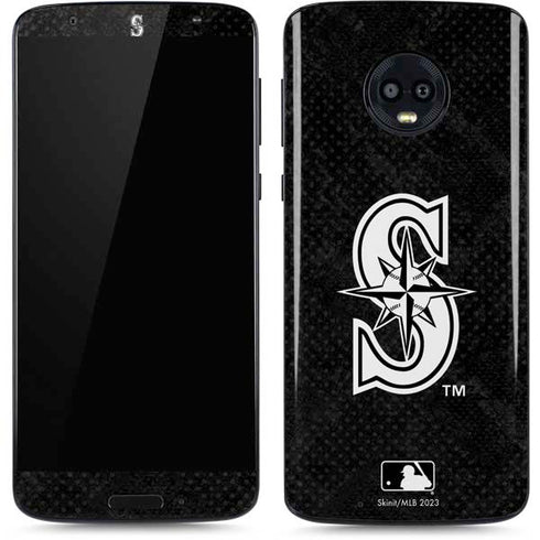 MLB Seattle Mariners Dark Wash Moto G6 Skin