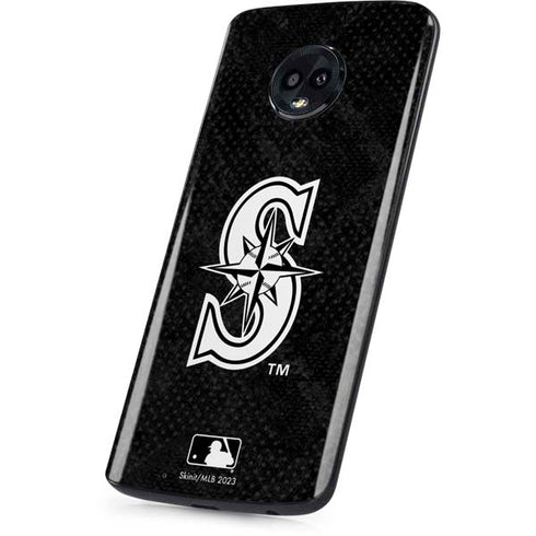MLB Seattle Mariners Dark Wash Moto G6 Skin