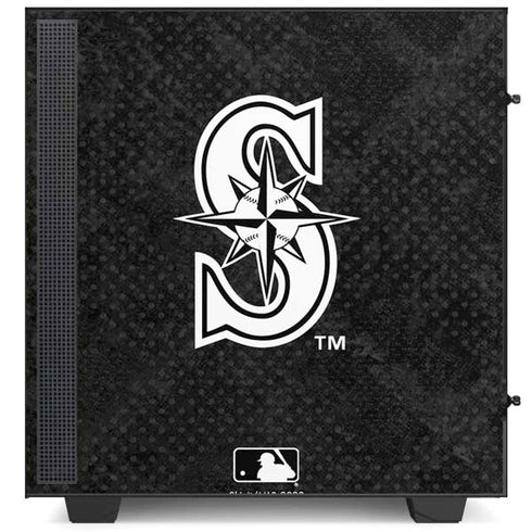 MLB Seattle Mariners Dark Wash NZXT H510 Compact ATX Mid-Tower Case Skin