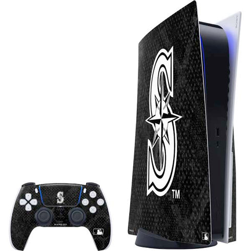MLB Seattle Mariners Dark Wash PS5 Bundle Skin