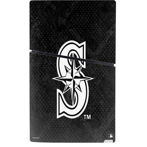 MLB Seattle Mariners Dark Wash PS5 Slim Digital Edition Bundle Skin