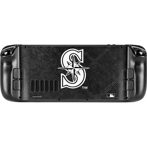 MLB Seattle Mariners Dark Wash Steam Deck Handheld Gaming Computer Skin