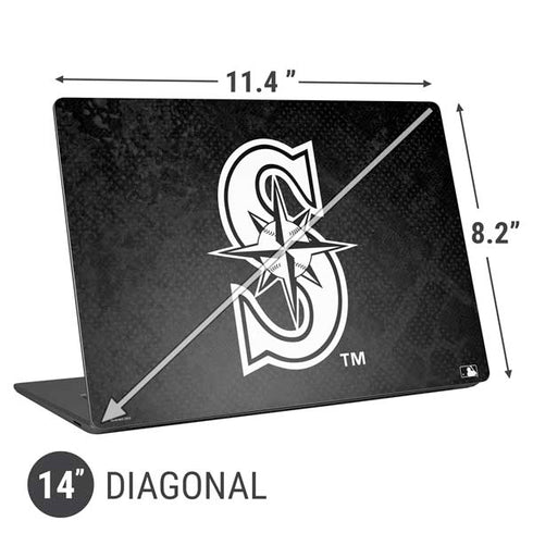 MLB Seattle Mariners Dark Wash Universal Laptop 14in (11.4 x 8.2in) Skin