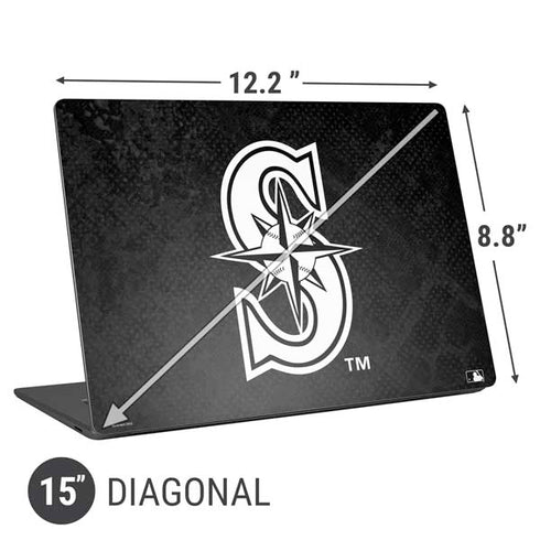 MLB Seattle Mariners Dark Wash Universal Laptop 15in (12.2 x 8.8in) Skin