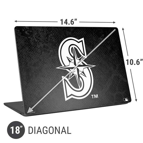 MLB Seattle Mariners Dark Wash Universal Laptop 18in (14.6 x 10.6in) Skin