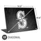 MLB Seattle Mariners Dark Wash Universal Laptop 18in (14.6 x 10.6in) Skin