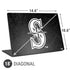 MLB Seattle Mariners Dark Wash Universal Laptop 18in (14.6 x 10.6in) Skin