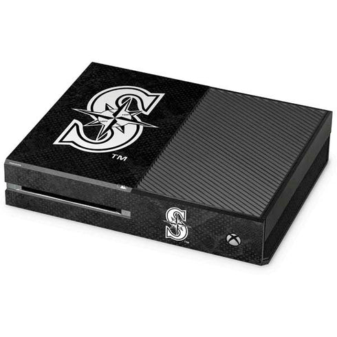 MLB Seattle Mariners Dark Wash Xbox One Console Skin