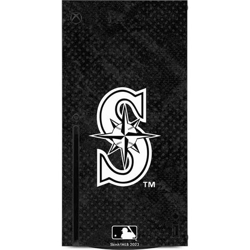 MLB Seattle Mariners Dark Wash Xbox Series X Console Skin