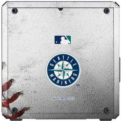 MLB Seattle Mariners Game Ball Cooler Master MasterBox Q300L Mini Tower Skin