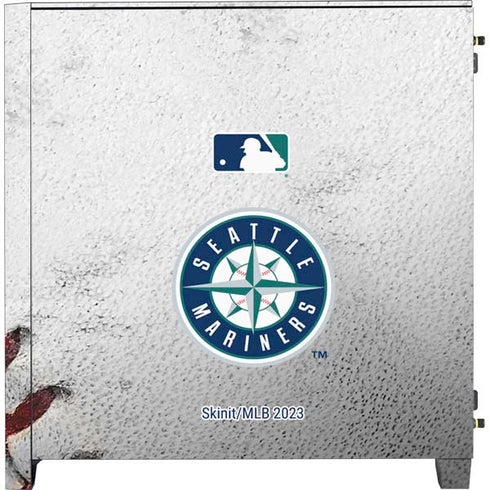 MLB Seattle Mariners Game Ball Corsair 4000D Tempered Glass Mid-Tower ATX Case Skin