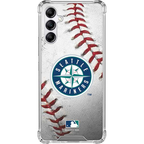 MLB Seattle Mariners Game Ball Galaxy A15 5G Clear Case