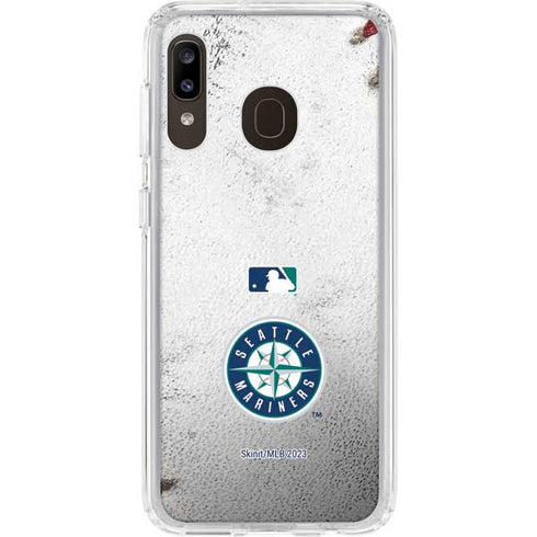 MLB Seattle Mariners Game Ball Galaxy A20 Clear Case