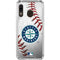 MLB Seattle Mariners Game Ball Galaxy A30 Clear Case