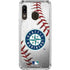 MLB Seattle Mariners Game Ball Galaxy A30 Clear Case