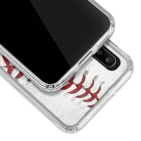 MLB Seattle Mariners Game Ball Galaxy A30 Clear Case