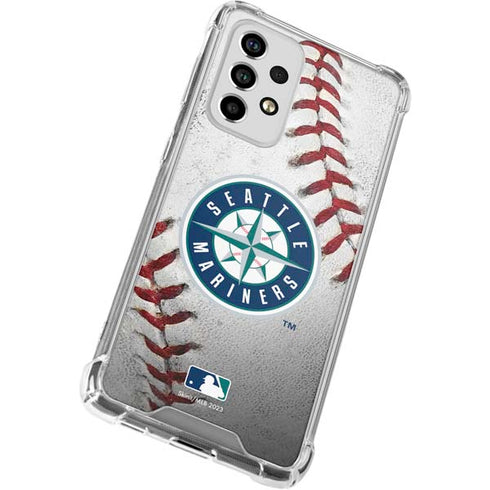 MLB Seattle Mariners Game Ball Galaxy A33 5G Clear Case