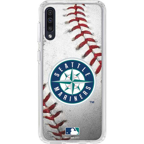 MLB Seattle Mariners Game Ball Galaxy A50 Clear Case