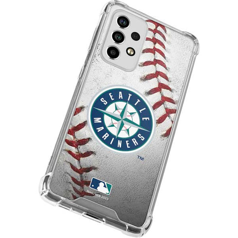 MLB Seattle Mariners Game Ball Galaxy A53 5G Clear Case