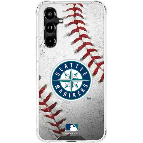 MLB Seattle Mariners Game Ball Galaxy A54 5G Clear Case
