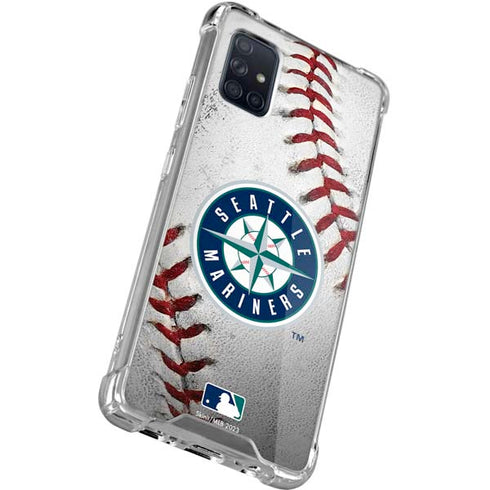 MLB Seattle Mariners Game Ball Galaxy A71 5G Clear Case