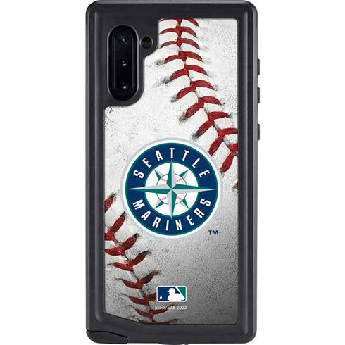 MLB Seattle Mariners Game Ball Galaxy Note 10 Waterproof Case