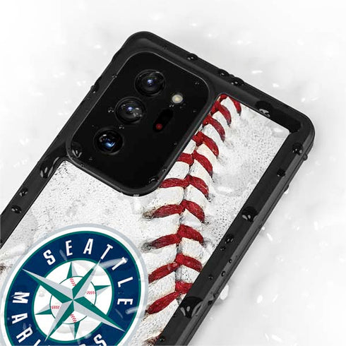 MLB Seattle Mariners Game Ball Galaxy Note20 Ultra 5G Waterproof Case
