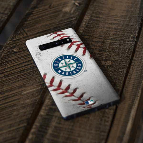 MLB Seattle Mariners Game Ball Galaxy S10 Plus Skin