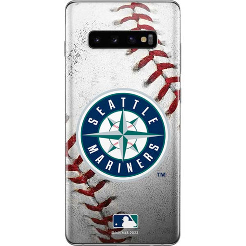 MLB Seattle Mariners Game Ball Galaxy S10 Plus Skin