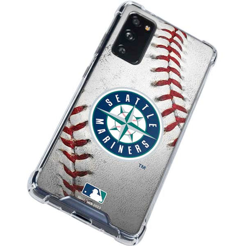 MLB Seattle Mariners Game Ball Galaxy S20 FE Clear Case