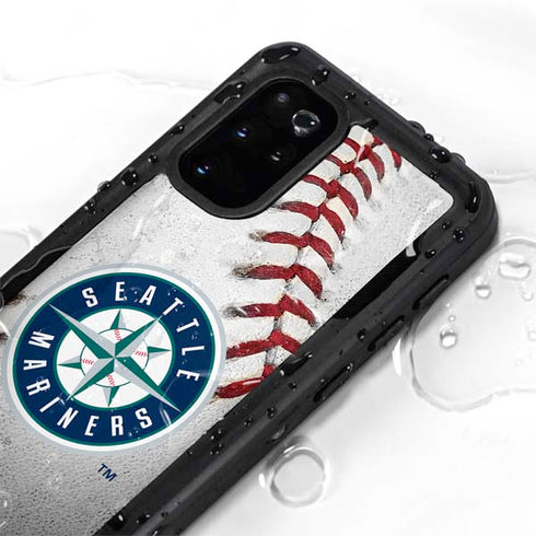 MLB Seattle Mariners Game Ball Galaxy S20 Plus Waterproof Case