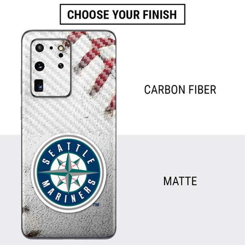 MLB Seattle Mariners Game Ball Galaxy S20 Ultra 5G Skin