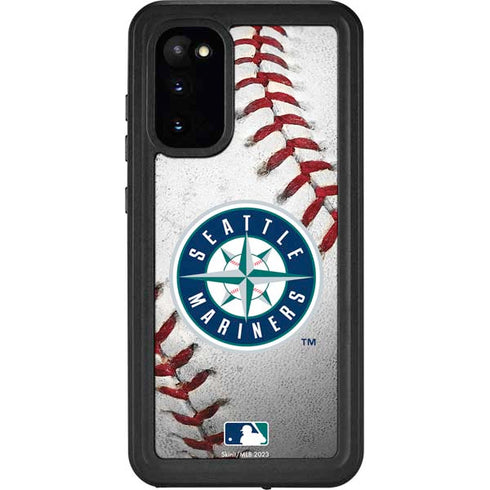 MLB Seattle Mariners Game Ball Galaxy S20 Waterproof Case