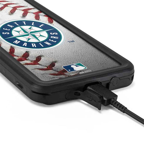 MLB Seattle Mariners Game Ball Galaxy S20 Waterproof Case