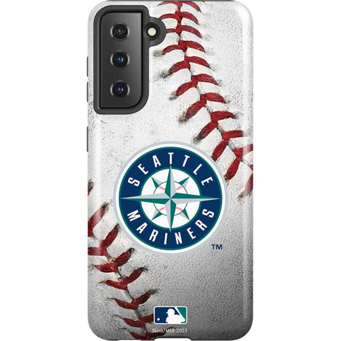 MLB Seattle Mariners Game Ball Galaxy S21 5G Pro Case