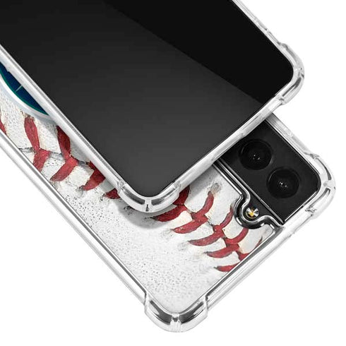 MLB Seattle Mariners Game Ball Galaxy S21 FE Clear Case